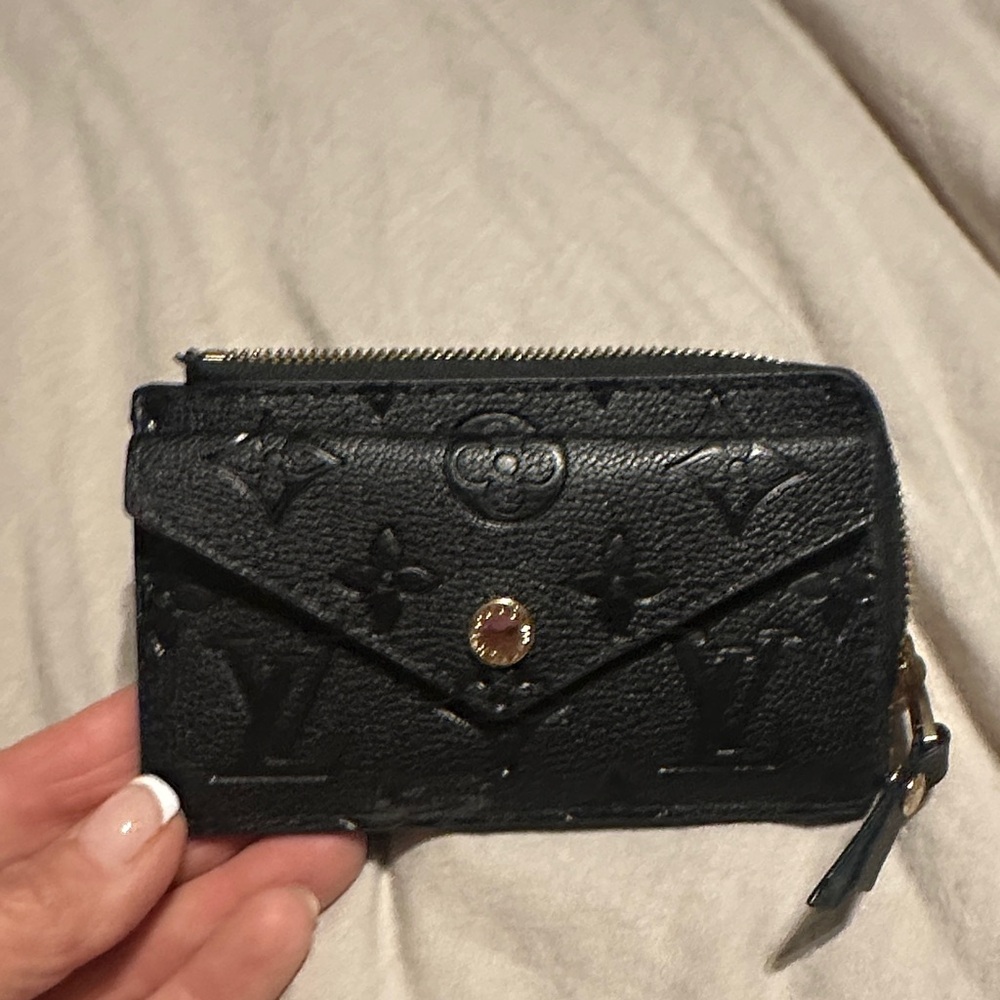 Black Designer Leather Wallet